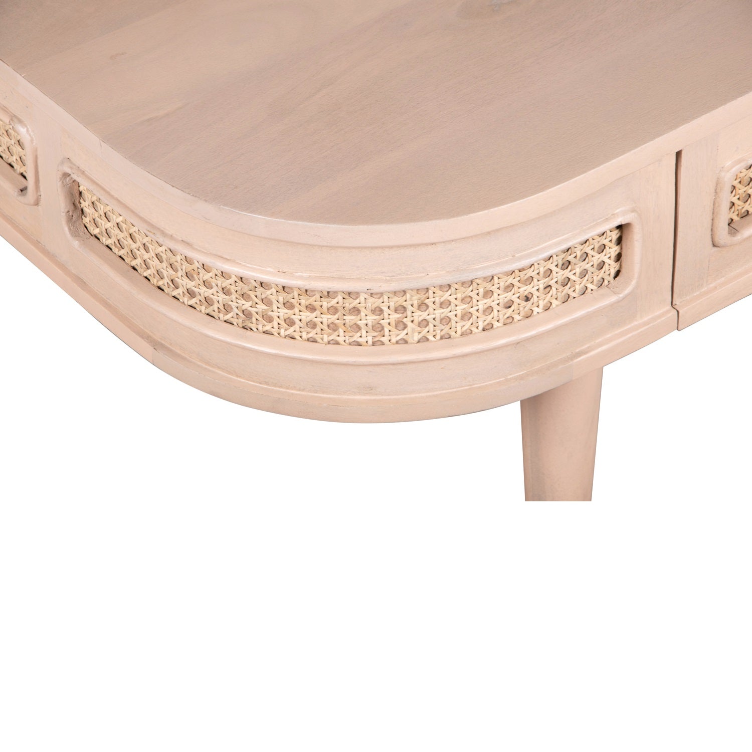 Chester Cane And Wood 1 Drawer Coffee Table
