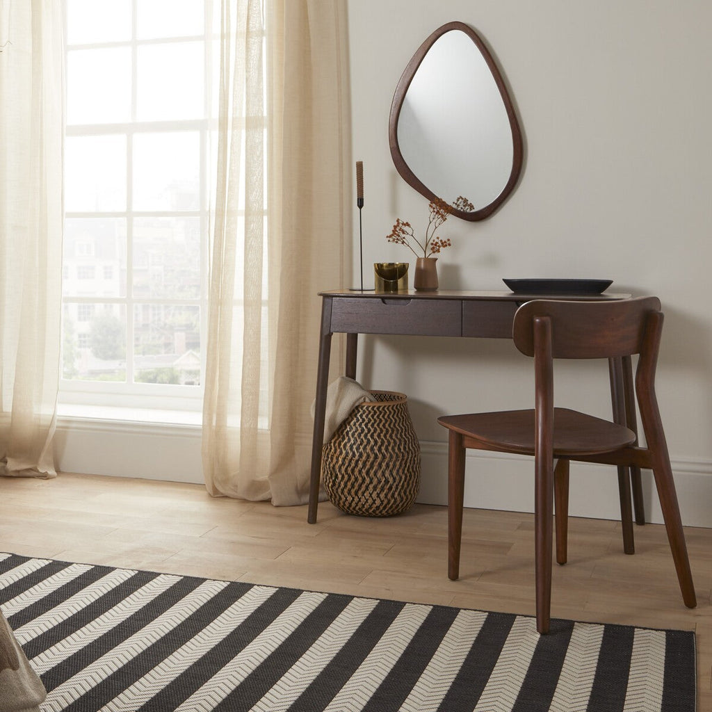 Norway 2 Drawer Dark Walnut Console Table