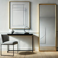 Takara- Full Length Gold Metal Rectangle Mirror - 160cm x 60cm